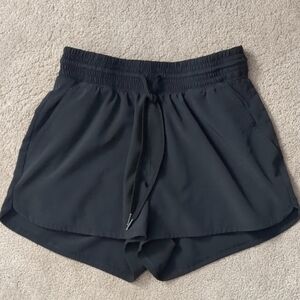 Black Abercrombie athletic shorts w/ spandex lining